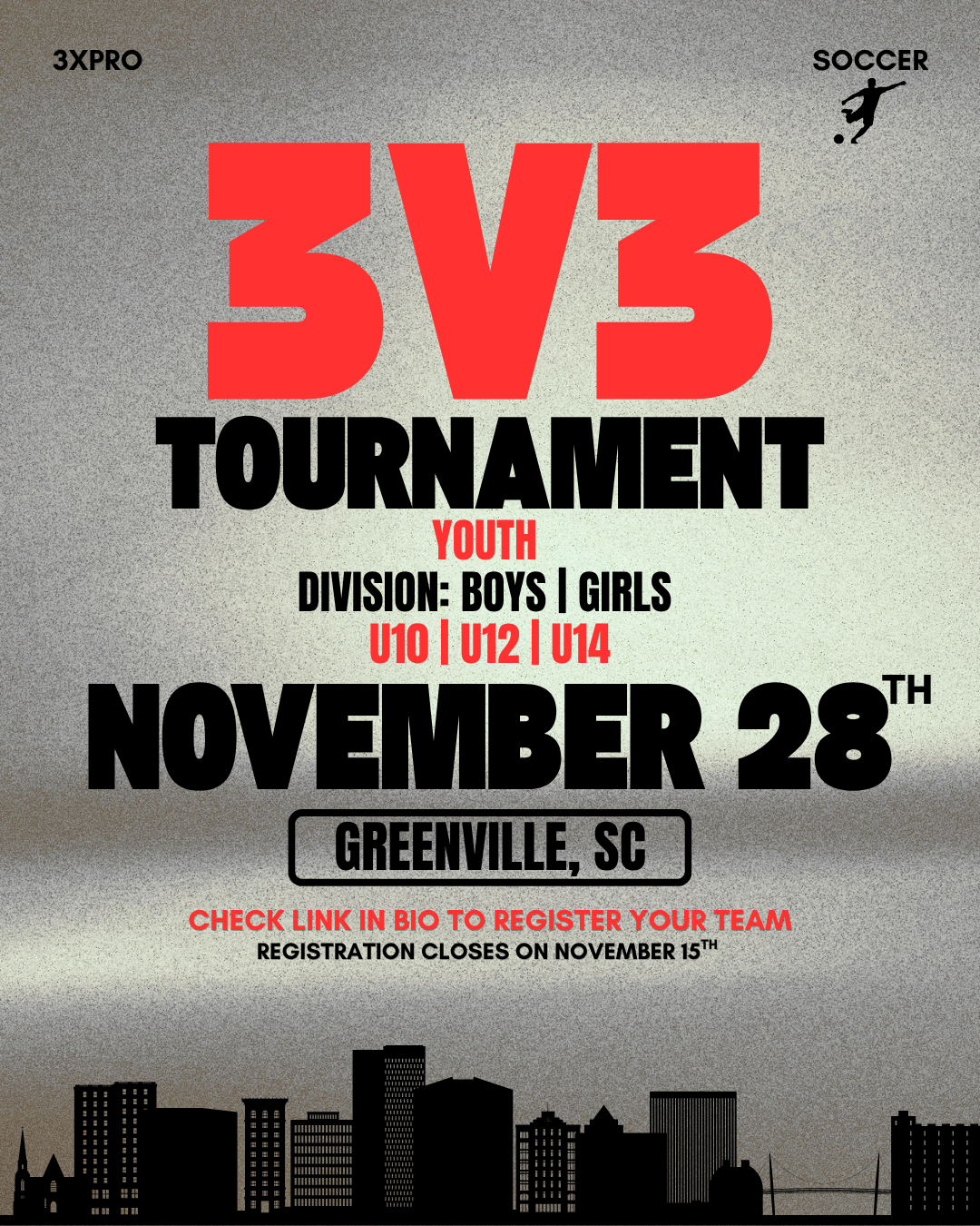 Official 3X Pro Opening Tournament Vol. 1 flyer